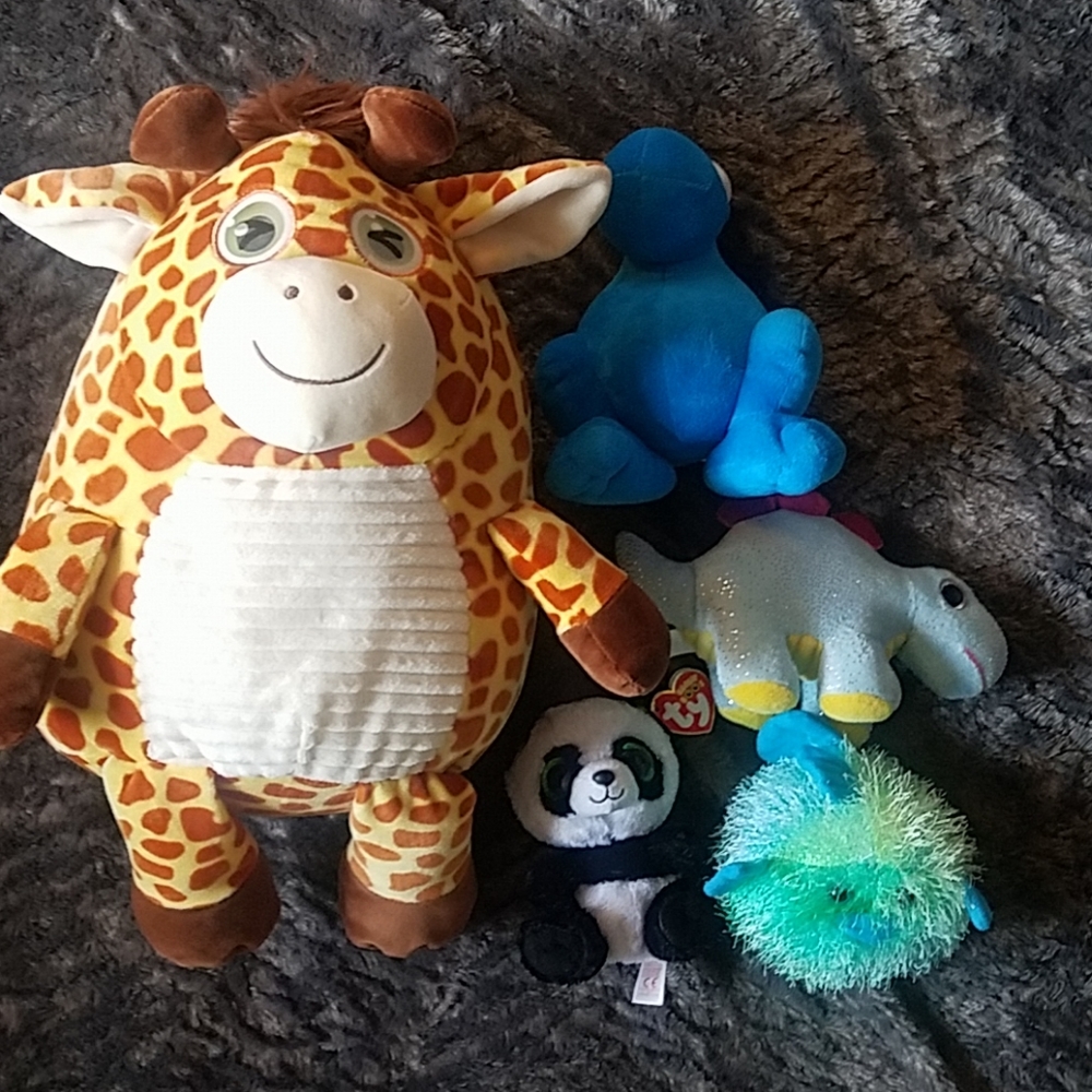 5 Stuffed Animal Lot